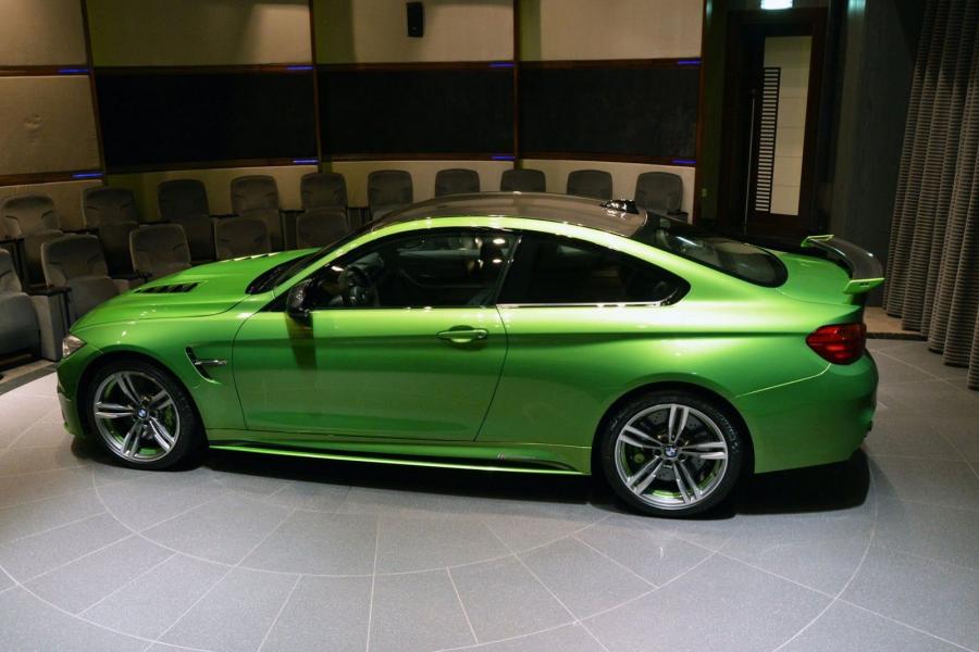  BMW M4 Coupe Java Green by Abu Dhabi Motors 2015 года  (фото 13 из 34)